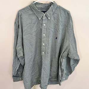 Ralph Lauren Blue Label button down green checkered 3XB